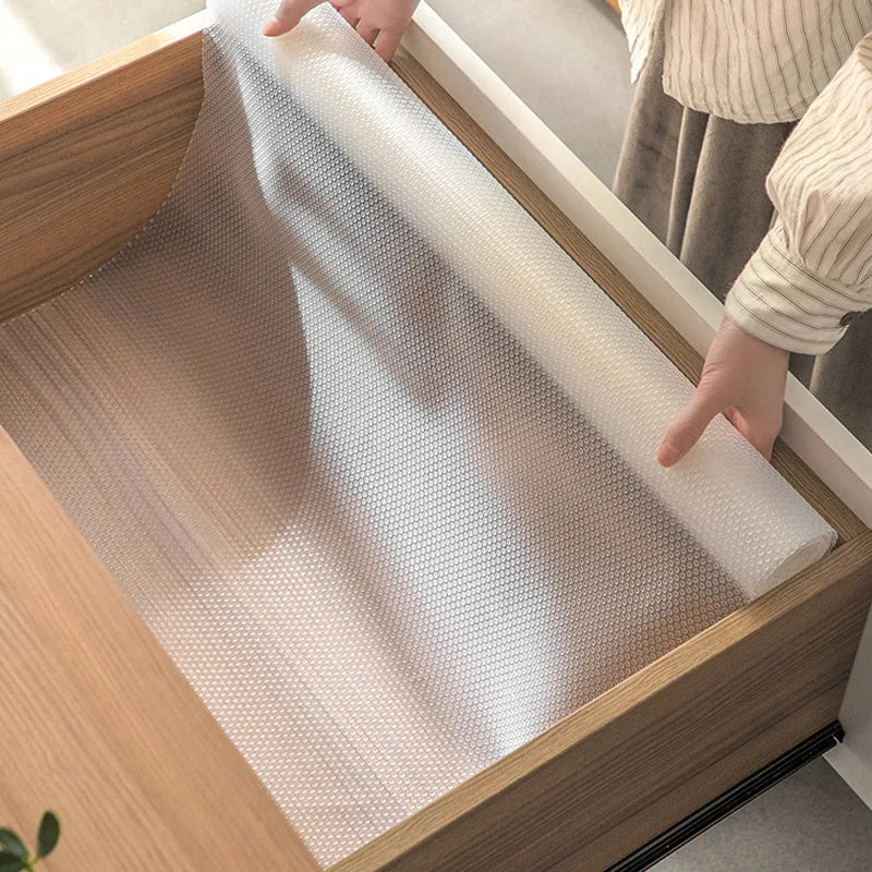 30/45/60*150CM Cabinet Mats Drawer Mats Kitchen Non Slip Waterproof Closet Placemat Table Pad Paper Cabinet Mat Oil-proof Liners